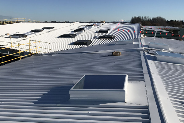 High-Performance Warm Roof System Specified for Combined High School Campus