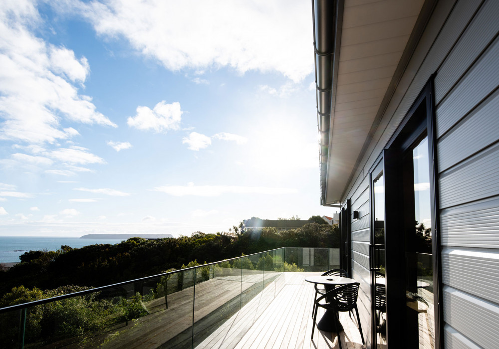Titanium-Look Downpipes Selected for Coastal Wellington Home
