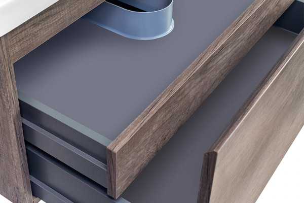 Toobi II Vanity Brings Woodgrain Look to Modern Bathrooms