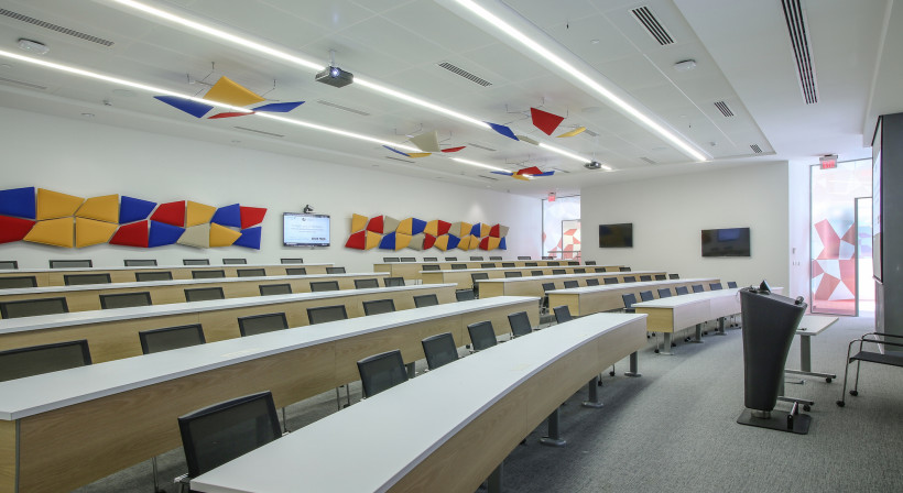 Choose Modulyss dBack Acoustic Backing for Education Projects