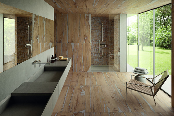 The Alter Collection Combines Timber Texture with Porcelain Resilience