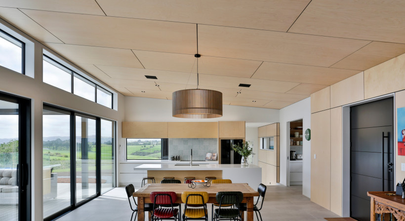 Ply Panels Enhance Natural Flow of Pukekohe Home