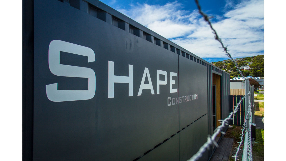 Shape Construction specialise in container homes and offices.