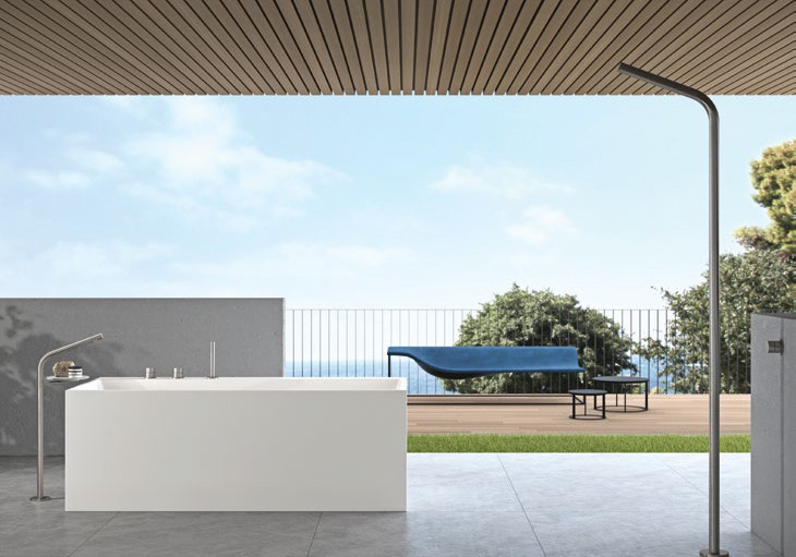 Enhance Exteriors with Elegant Outdoor Showers