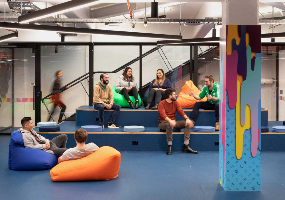Rubber Flooring for Corporate Playground