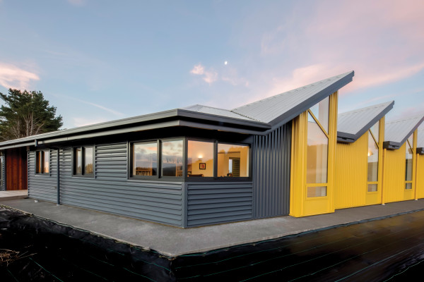 Creative Cladding and Roofing Combo for a Rural Home