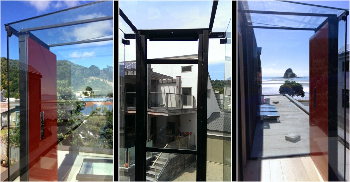 Elevator with No Ceiling Space Machinery EBOSS