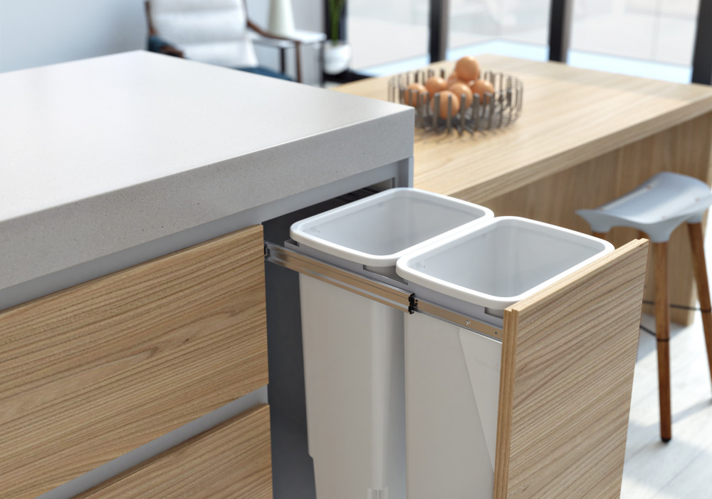 Large Waste and Recycling Solution for Tight Spaces