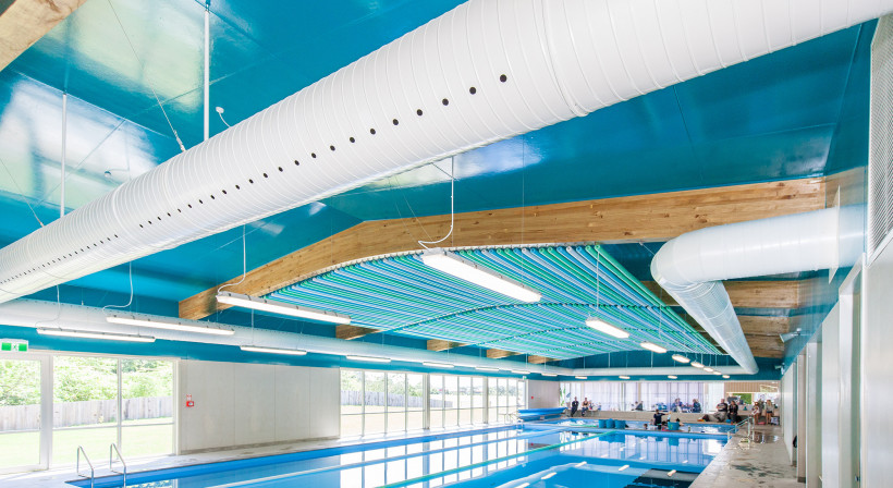 Indoor Pool Heating and Ventilation Design for Streamline Swim Academy