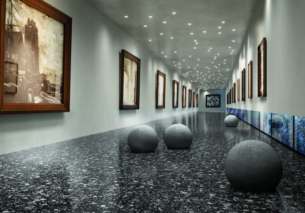 Sophisticated Terrazzo-Look Porcelain Tiles