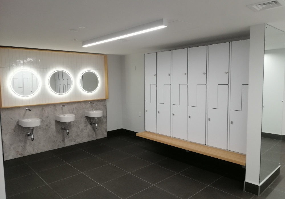 Ready-to-Install KerMac Lockers for New End of Trip Facility