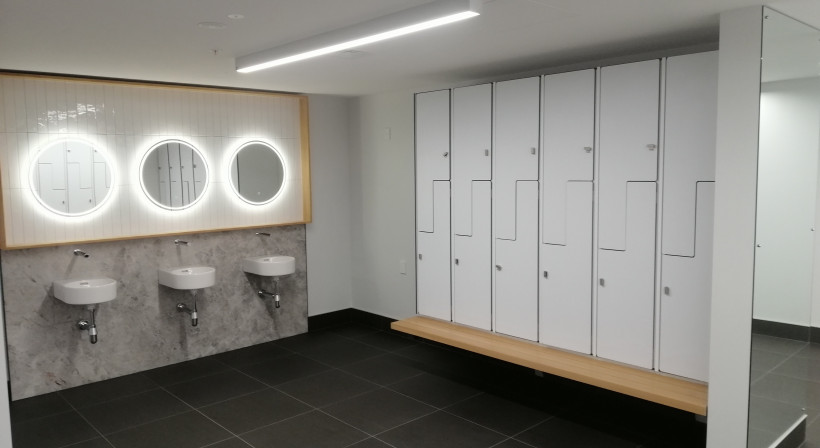 Ready-to-Install KerMac Lockers for New End of Trip Facility