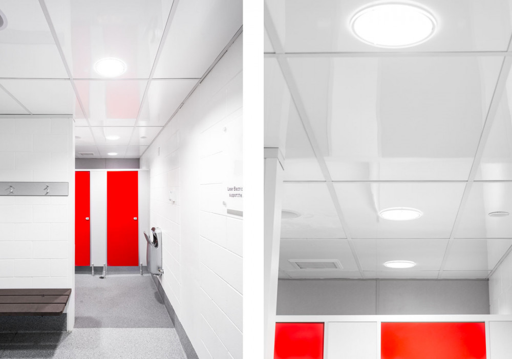 The Ceiling Solution for Steamy Changing Rooms