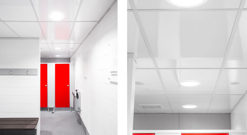 The Ceiling Solution for Steamy Changing Rooms