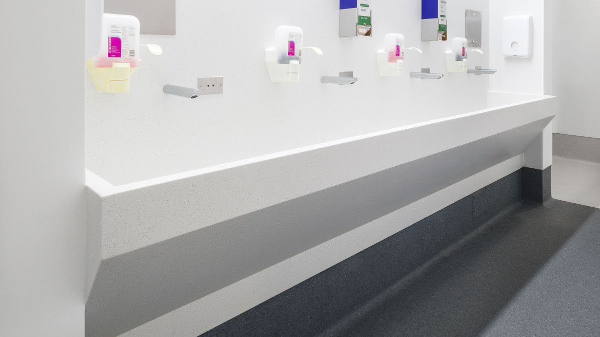 Hygienic, NonPorous Material from Corian Solid Surface EBOSS