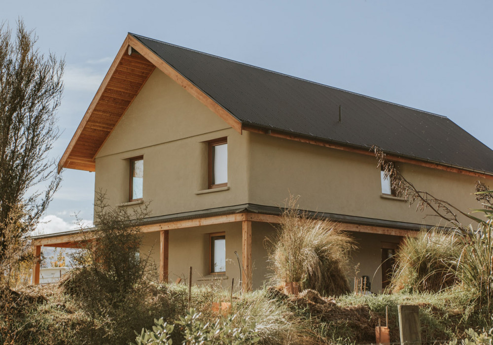 Airtightness for NZ's First Straw Bale Passive House