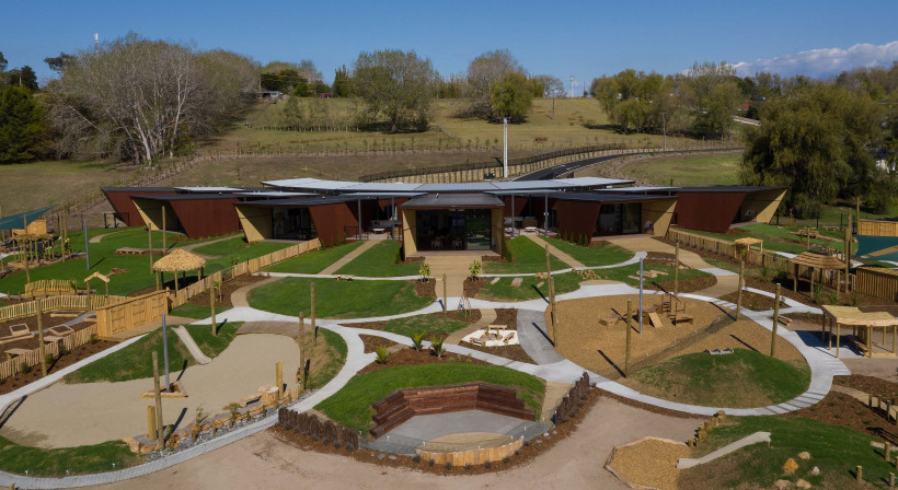 First Windows Role in a Striking Early Childhood Centre by CASA 