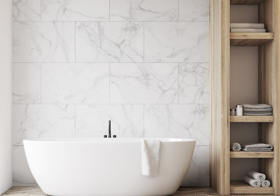 New Waterproof Tiles and Panels Simplify Bathroom Upgrades