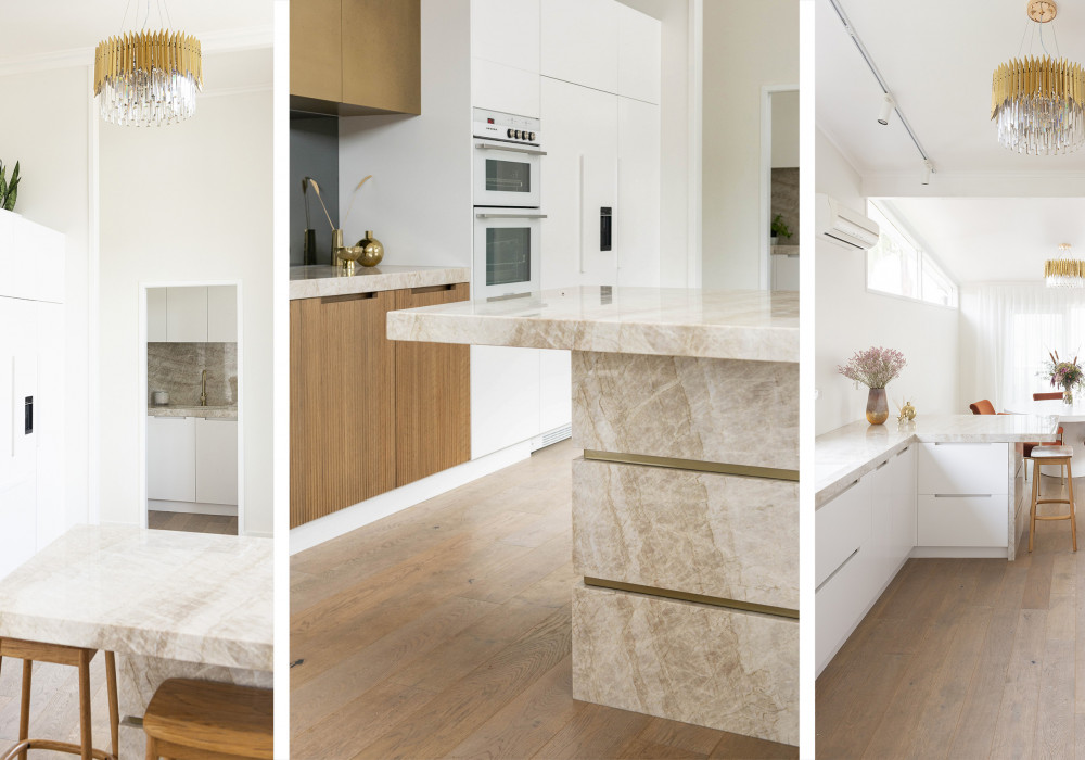 Natural Stone Surface Takes Centre Stage in Luxury Kitchen