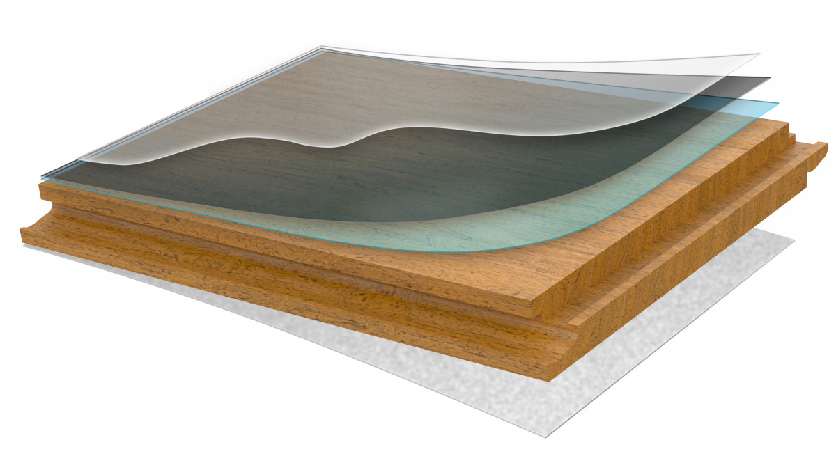 Strata Flooring features a top protective layer of Ultra-Fresh.