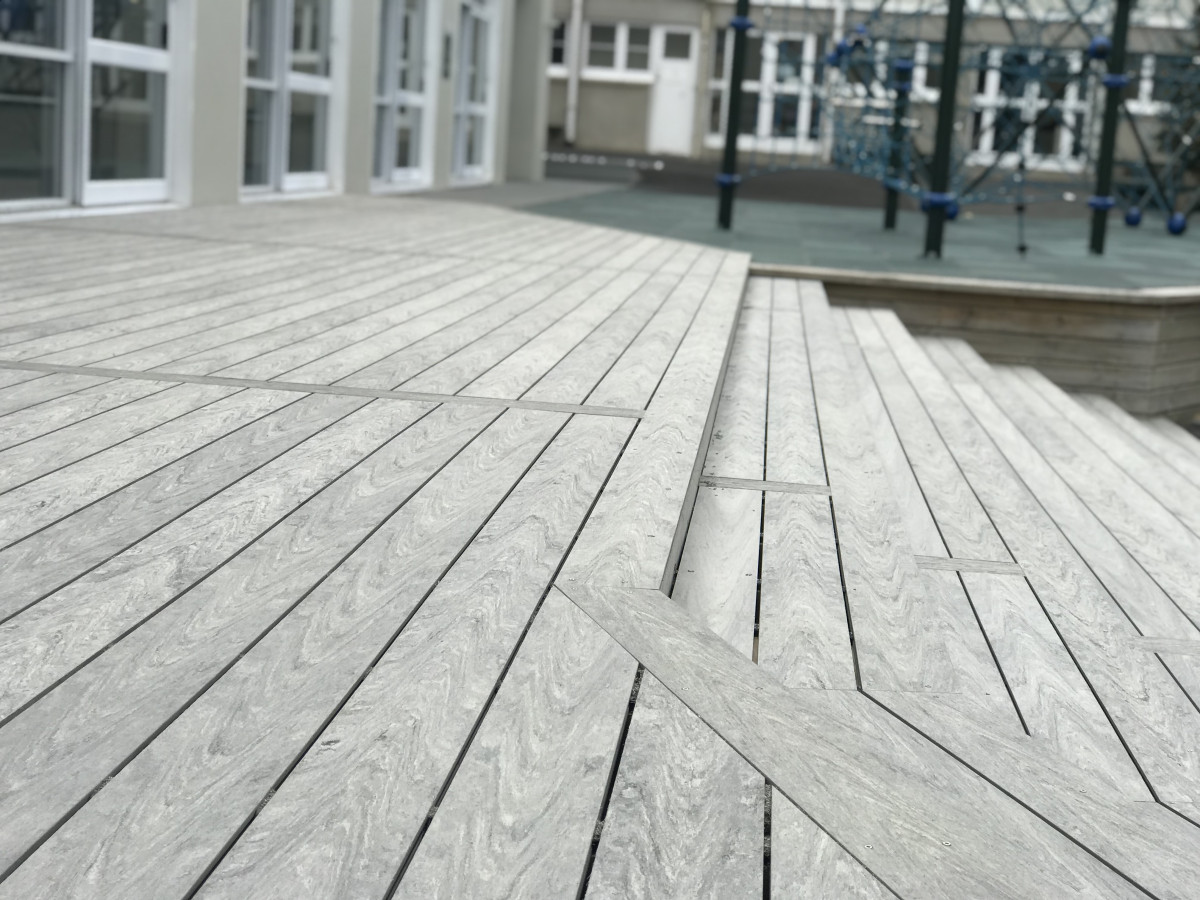 Composite Decking Perfectly Formed for Education EBOSS