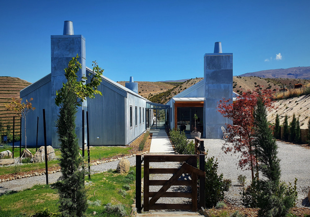 Acid-Washed Corrugate Brings Rural Charm to Cellar Door