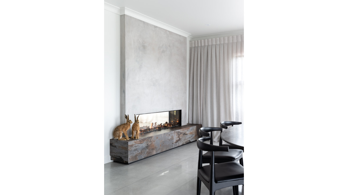 The Escea DS1400 Gas Fire adds the touch of luxe that only a double-sided fire can!