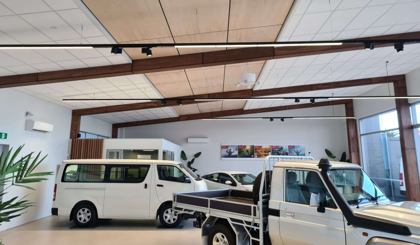 Hawkes Bay Toyota Showcases Flameshield Poplar Plywood