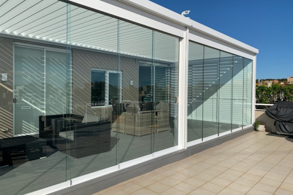 Slidetec Frameless Glass Sliding Doors and Windows by Louvretec