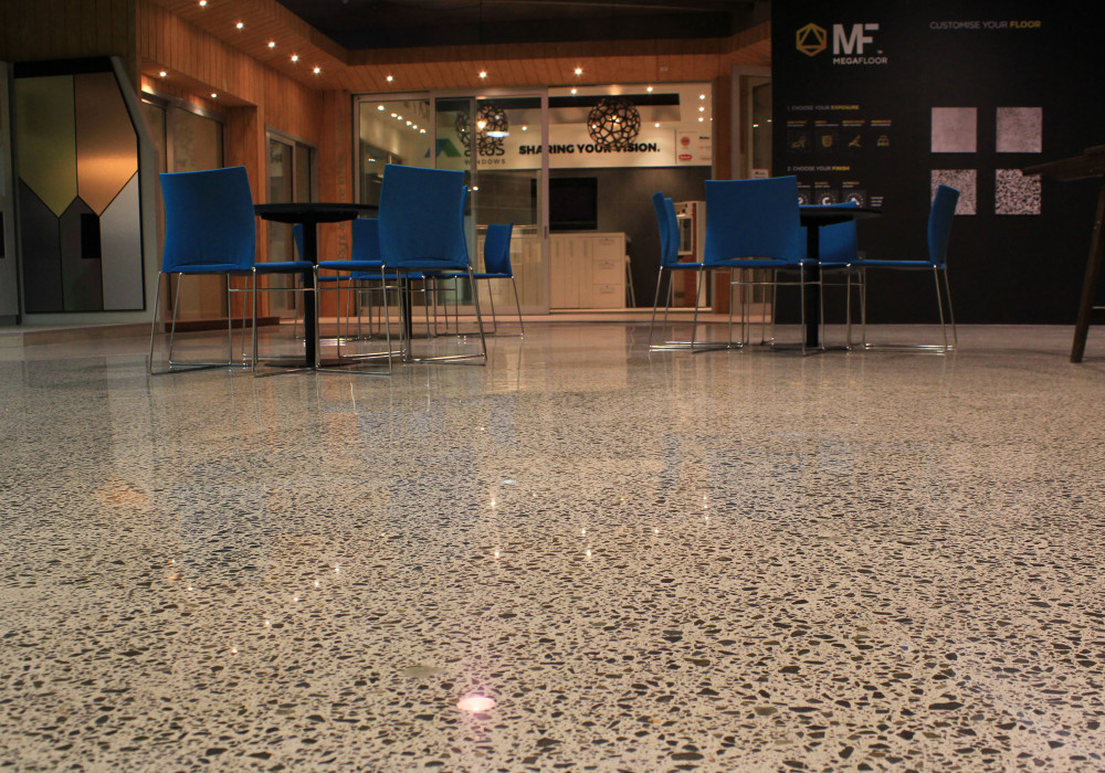 Polished Concrete Floors Add Flair in Home Ideas Centre Revamp