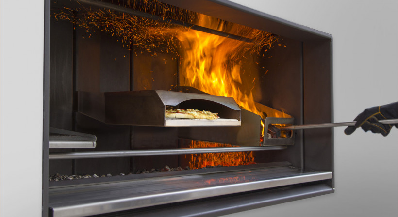 New Pizza Oven Accessory for Escea Outdoor Fireplace Kitchen