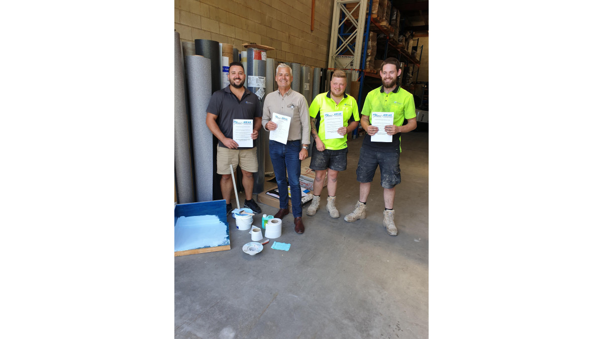 Flexi Seal Training Certification for Synergy Floors Auckland.