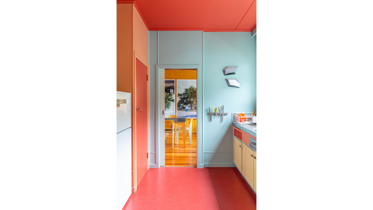 Overall Winner of the Nightingale Award at Resene Total Colour Awards 2020: Nancy Martin House, Wellington, originally by architect Frederick Ost; restored and repainted by Ann Shelton and Duncan Munro<br />
Photographer: Bonny Beattie