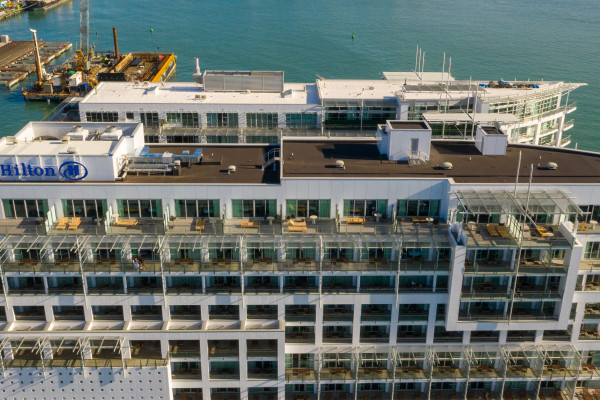 An Energy-Efficient, Cost-Effective Warm Roof System for Hilton Hotel