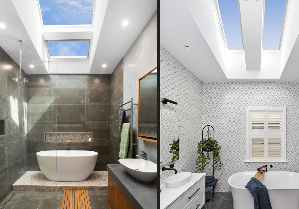 Transform Bathrooms with the Simple Addition of Skylights