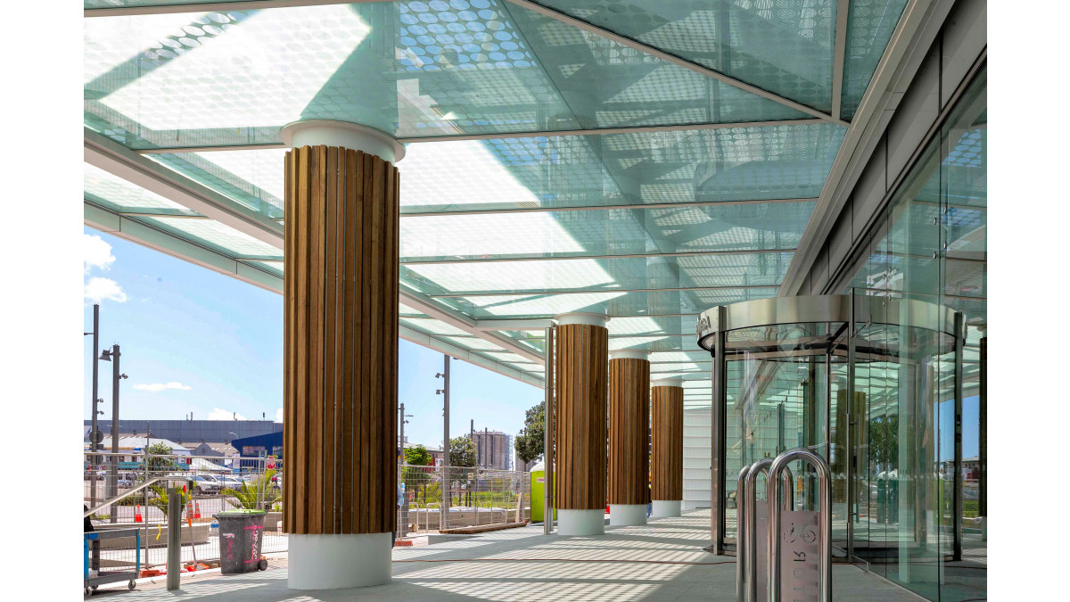 The canopy in an APL glazing bar system was one of the biggest Wight Aluminium have built. 