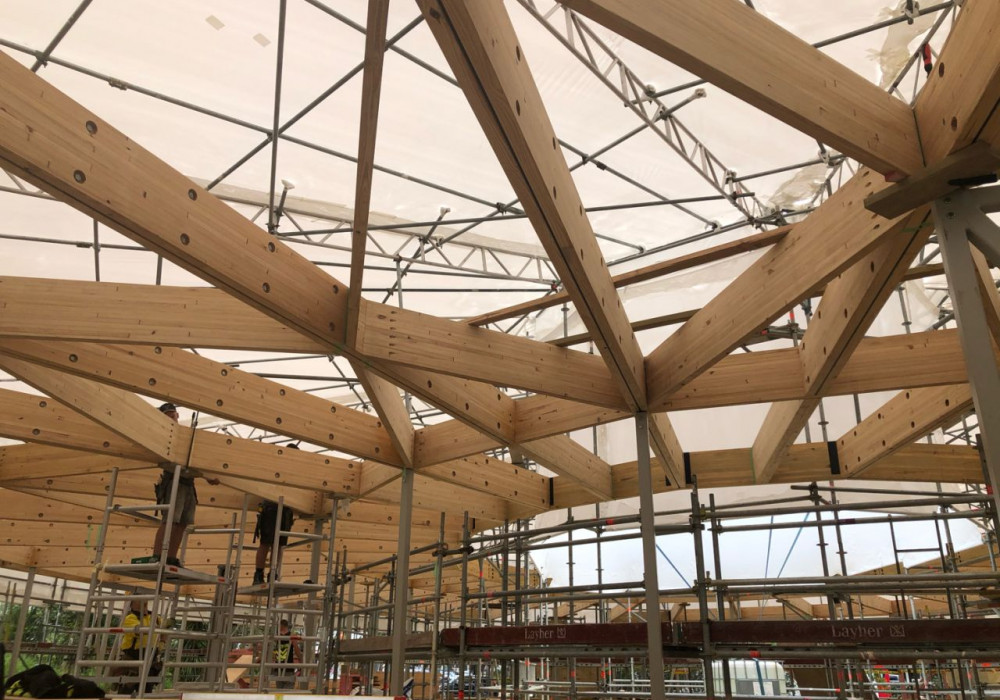 Stunning Glulam Roof Structure for a New Childcare Facility