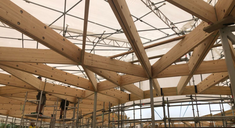 Stunning Glulam Roof Structure for a New Childcare Facility