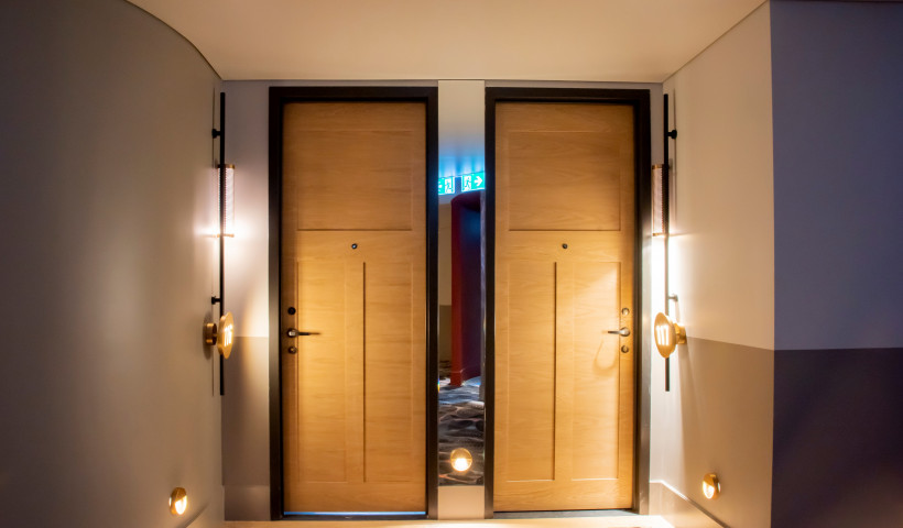 Fire Doors with Panelled Veneer Design Options