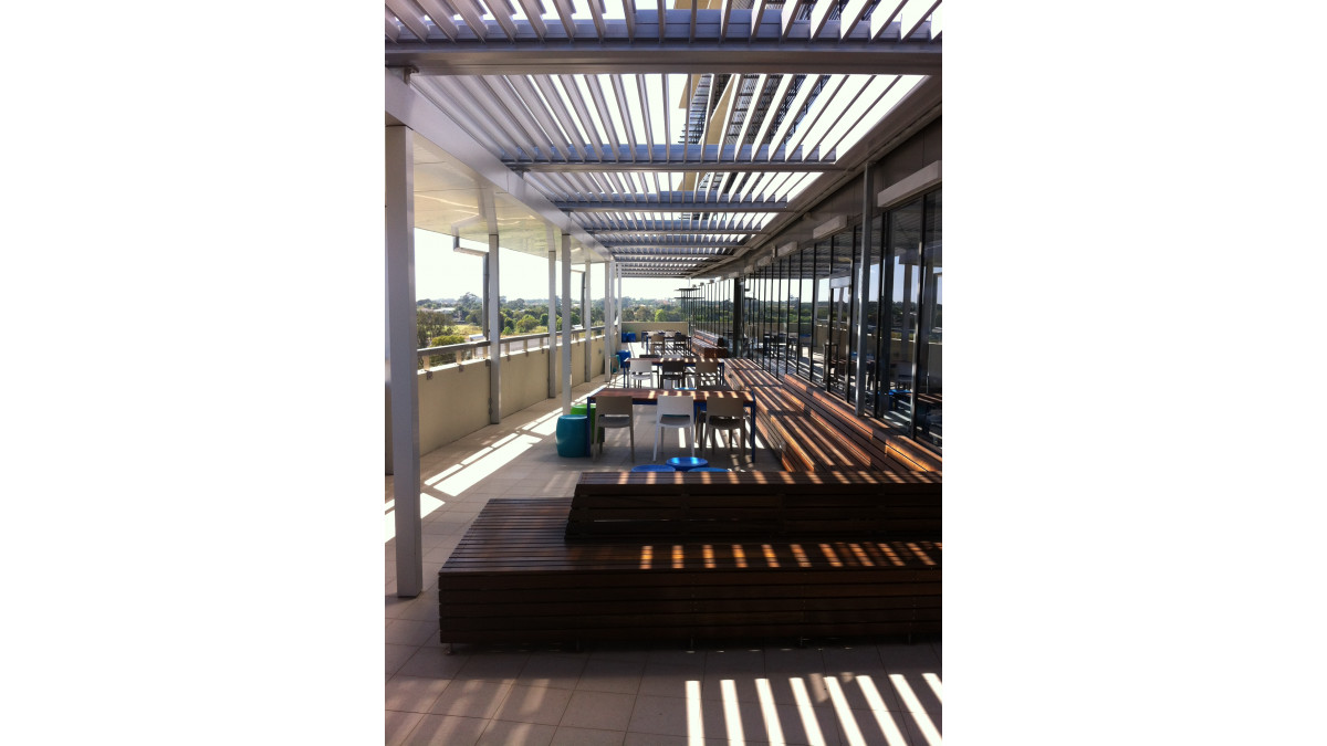 Louvretec Opening Roofs at Bond University. 