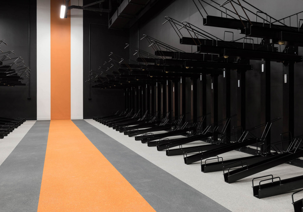 Resilient Rubber Flooring Specified for End of Trip Facility at PwC Tower