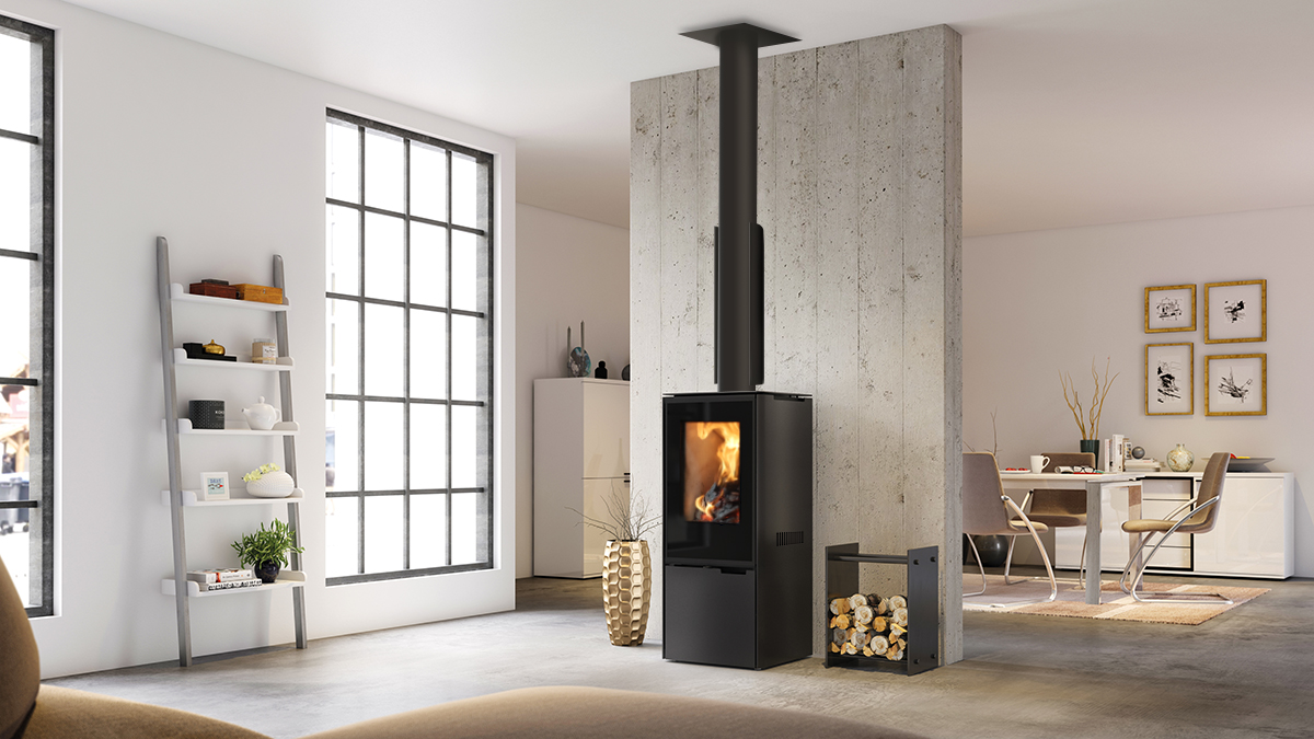 This fire is classically handsome and features a pared back design that maximises flame view.
