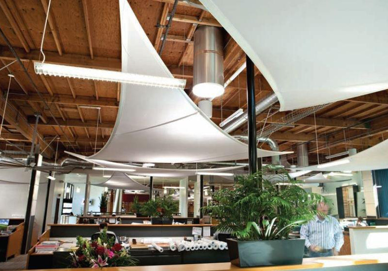 Add Drama to Interiors with Translucent Shapes and Natural Light