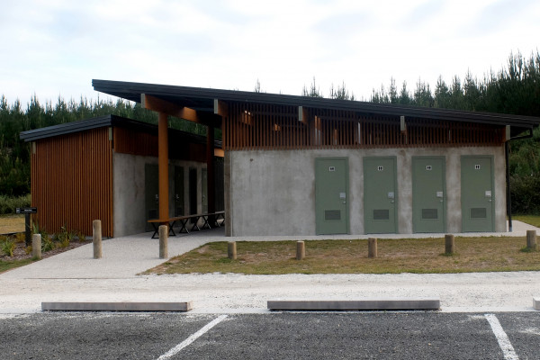Public Bathroom Solutions for Te Pūtake o Tawa Forest Hub in Rotorua