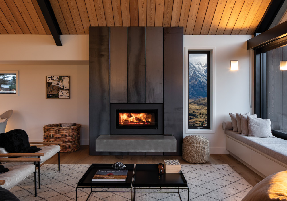 Mesmerising, Modern and Minimalist Wood Fire