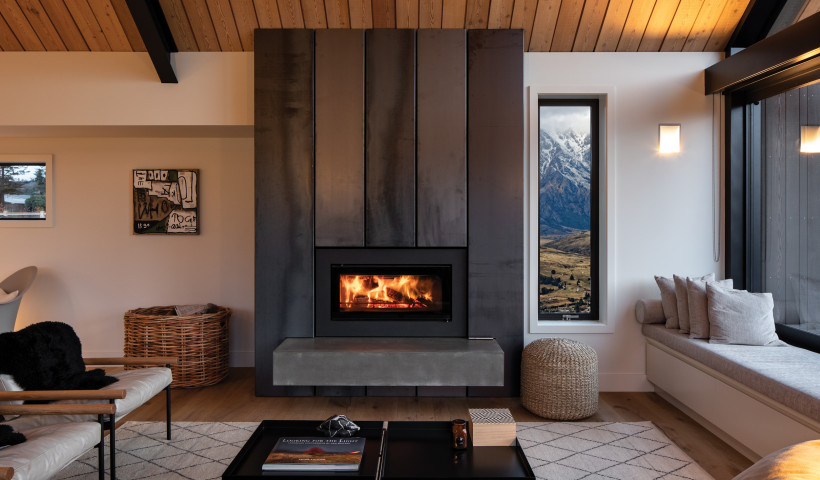 Mesmerising, Modern and Minimalist Wood Fire