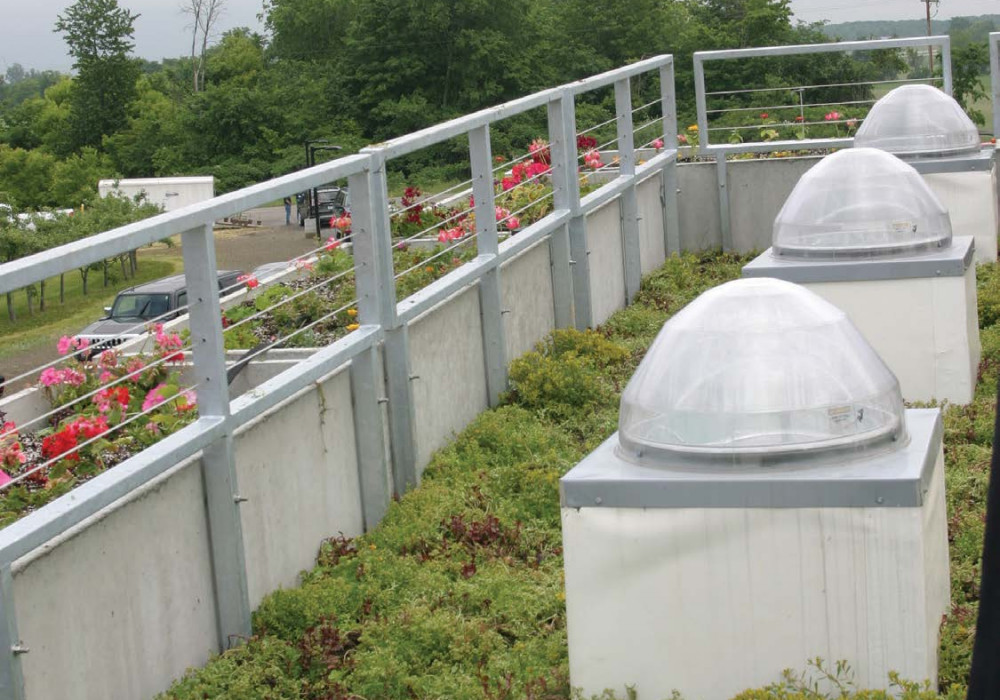 Incorporating Daylighting Systems into Vegetated Green Roofs