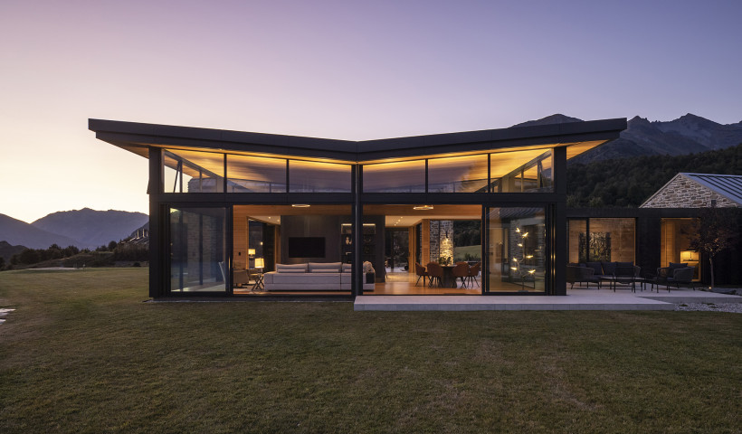 Contemporary Lighting Scheme Adds to the Dimension of this Unique Home