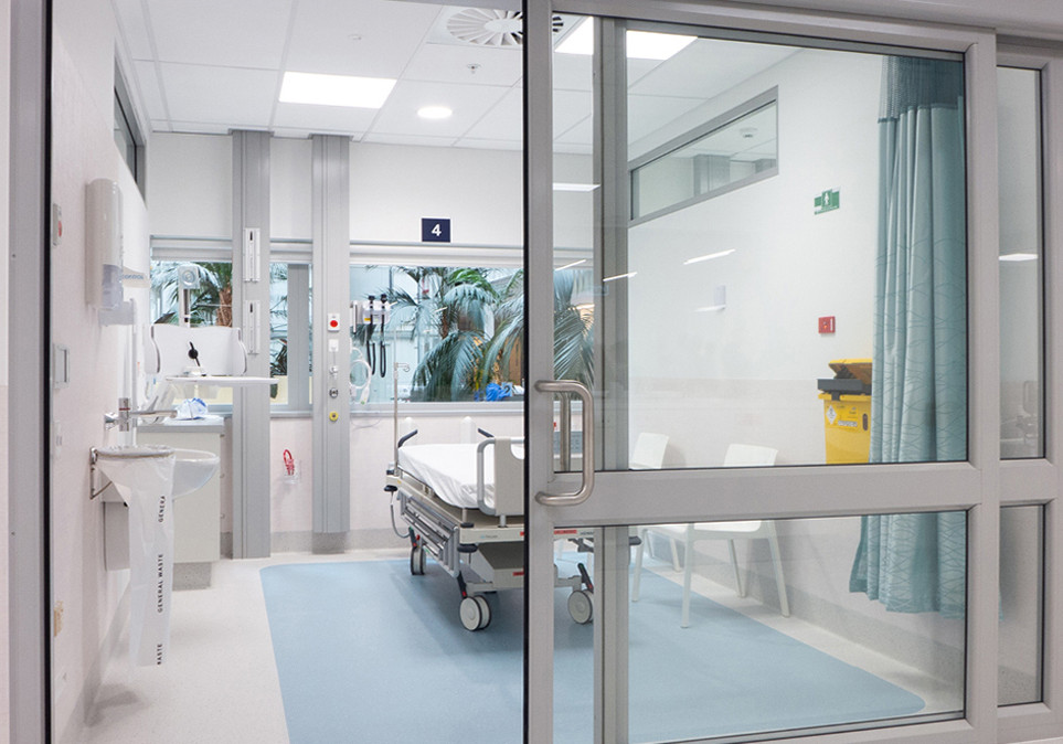 Delabie Infection Control Mixers and Taps Supplied to Auckland Hospital Clinical Decision Unit