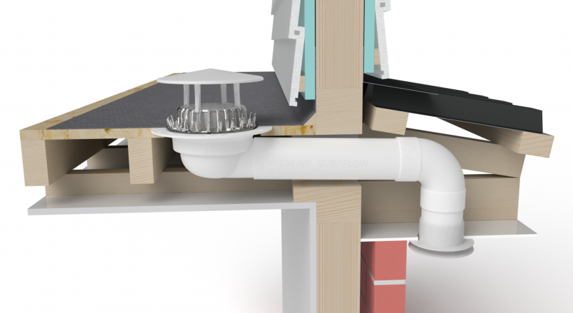 New Solution for Drainage on Skillion Membrane Roofs